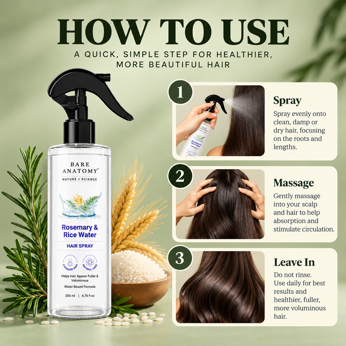 Revive hair spray